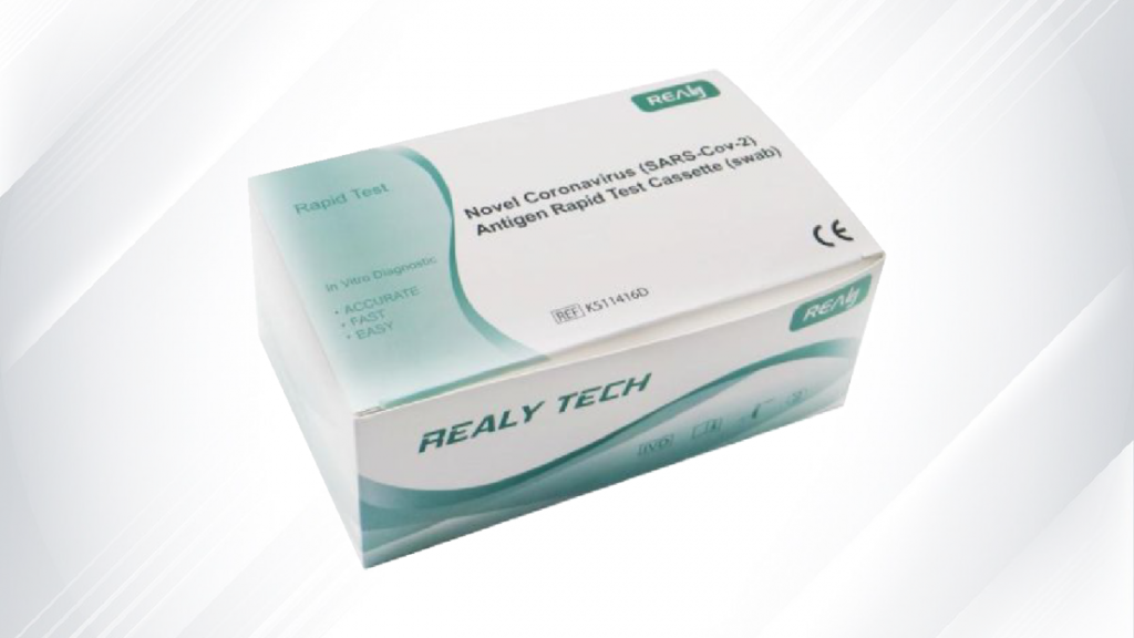 Realy Tech NOVEL CORONAVIRUS - PRUEBA RÁPIDA ANTÍGENO - REALY TECH CAJA CON 5 PZAS ...